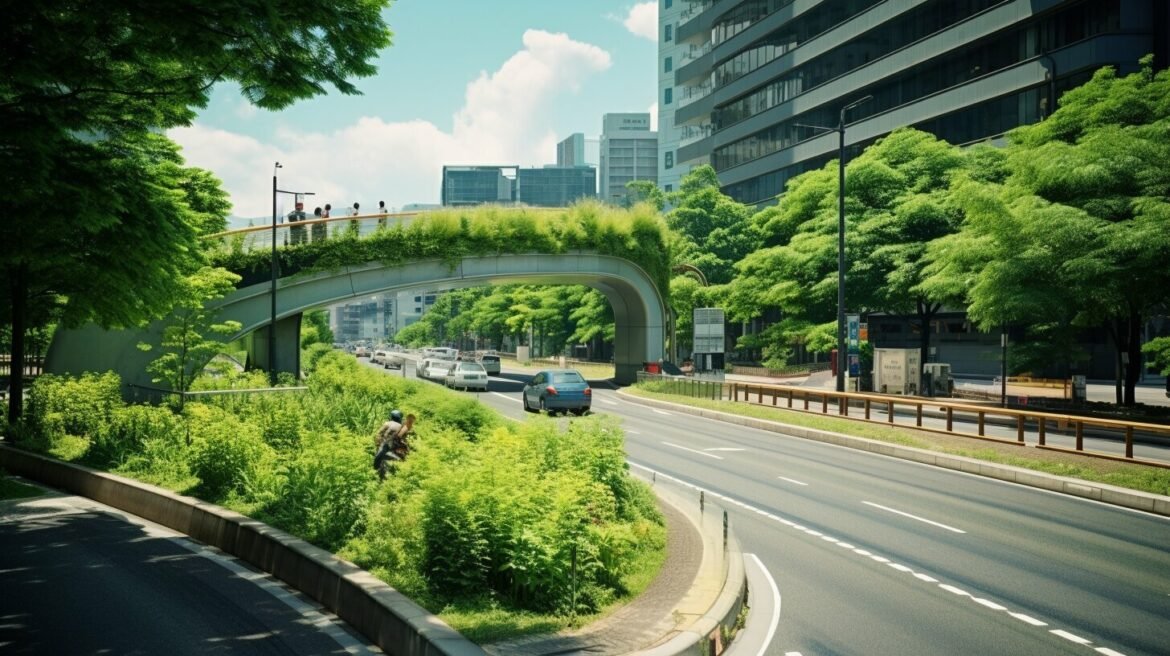 Tokyō Grüne Straße