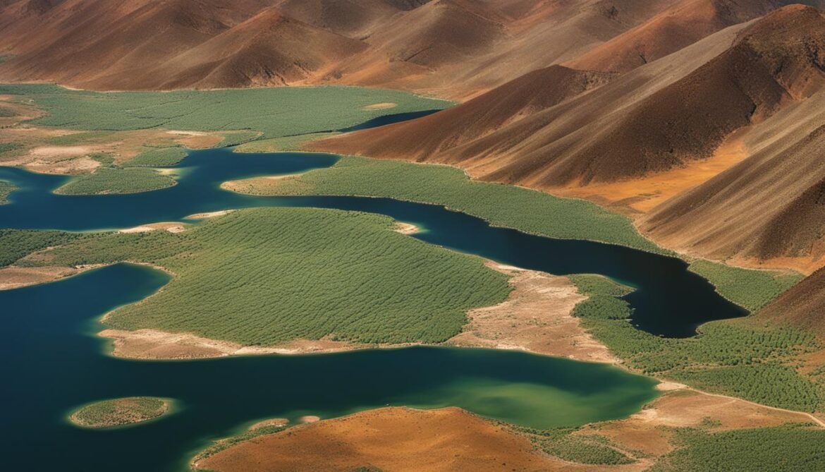Namibia landscape fragmentation