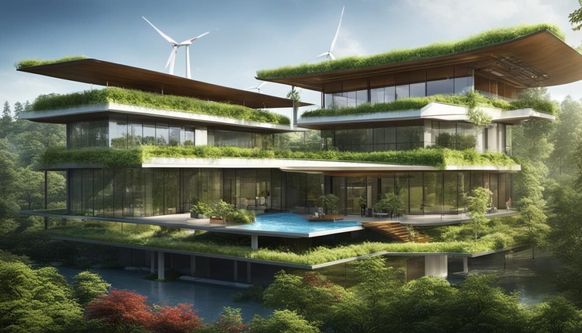 eco-friendly design, sustainable materials, energy conservation techniques, green building certification