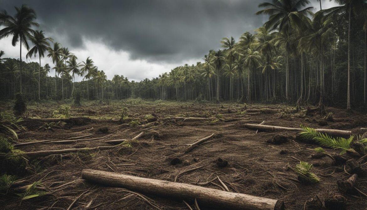 forest loss Samoa