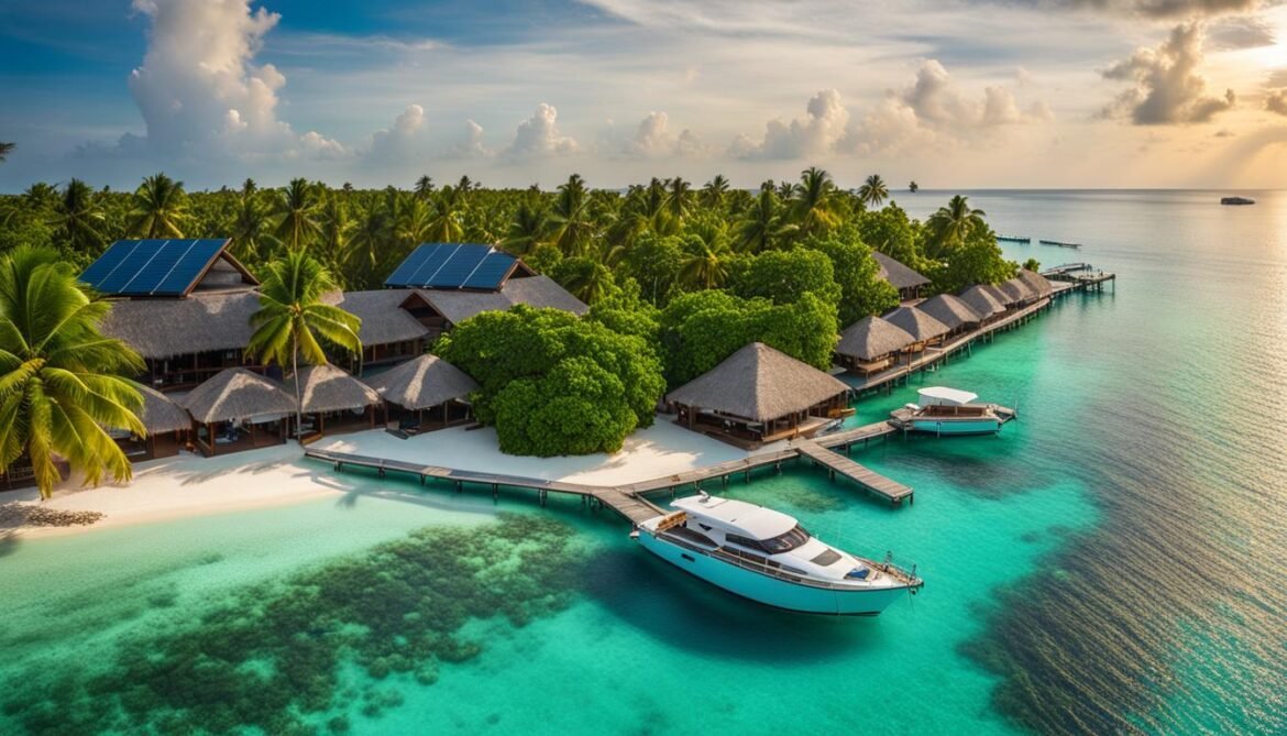 renewable energy in Maldives resorts